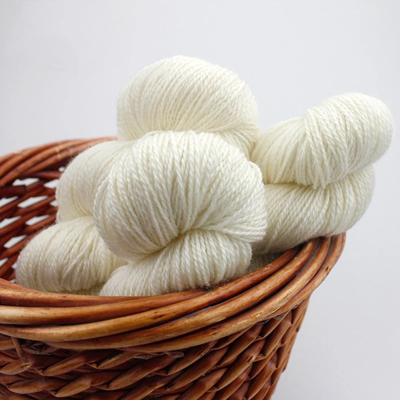 Lotus Yarns  Worsted 275M/100G Superwash High Quality Merino Undyed Handknitting DK Yarn