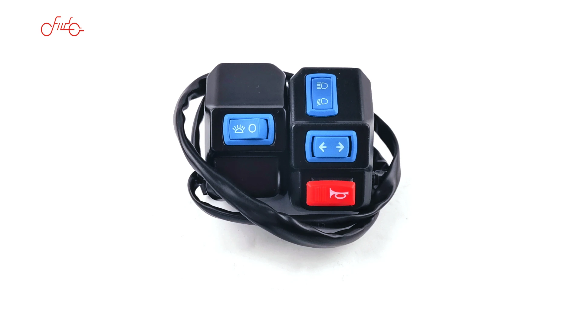 22mm Universal Motorcycle Handlebar Switch Headlight Turn Signal Light Horn On/Off Switch Assembly