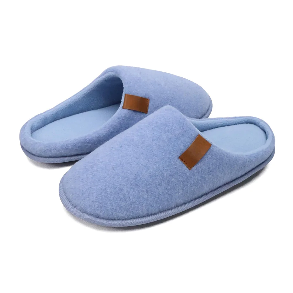 Мужские теплые домашние тапочки с полным носком, на нескользящей подошве