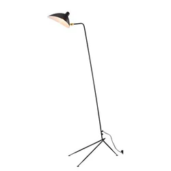 Industrial Loft Iron Minimalist Black Floor Lamp Three Light Swing Arm Floor Light for Foyer Dining Room Bedroom