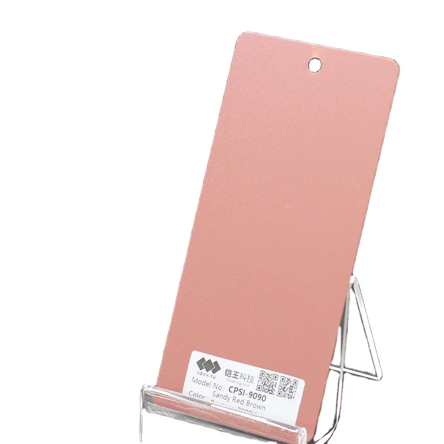 Electrostatic Polyester Sandy Red Brown Coating Paints Powder Coatings  Manufacturer