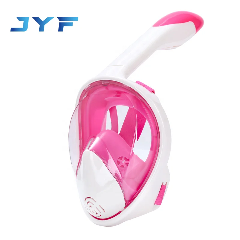 Hot Style JYF Brand Dry Top Snorkelling Mask Full Face Sea Diving Mask Scuba Diving Gear for sale
