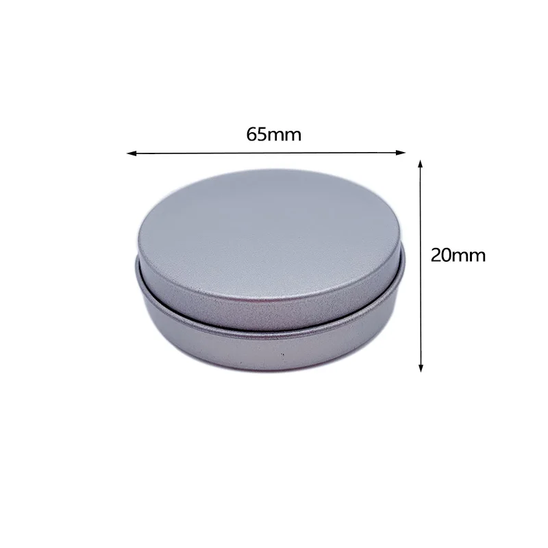 CNC Machining Metal Can Box Package Round Aluminum Tin Case resistant travel candle tin can/box/vessels/containers Tinplate