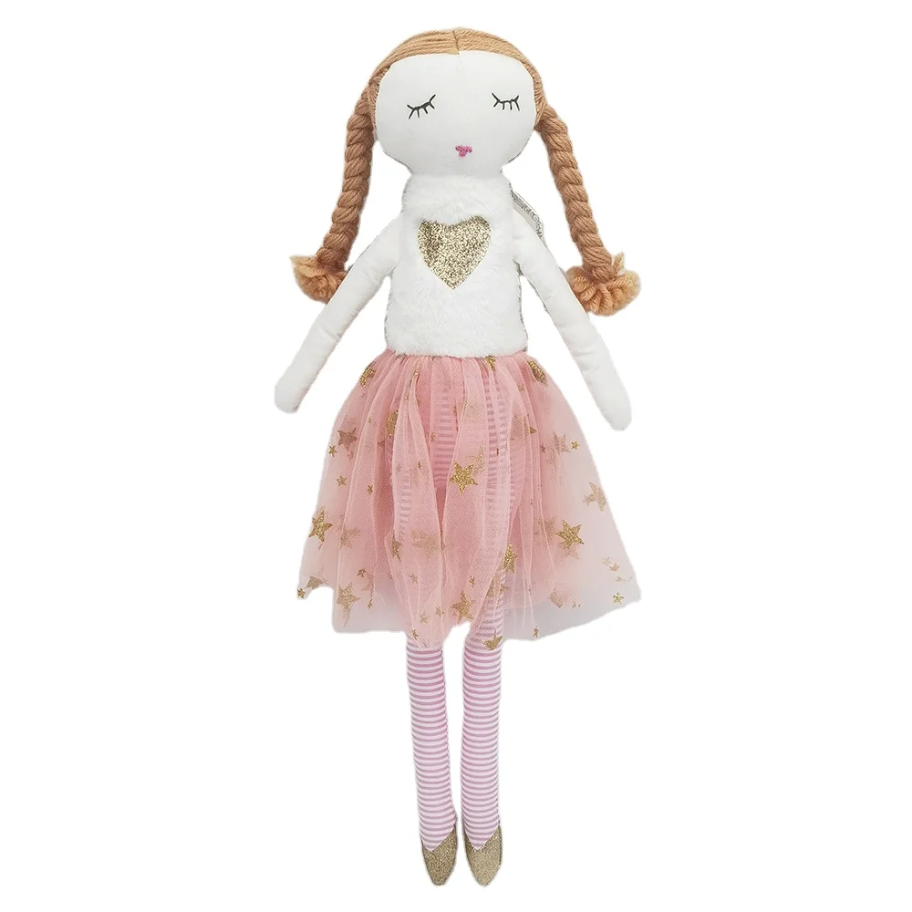 new Linda doll cuddle toy kids comforter toy sweet long leg girl doll sleeping mate angel fairy toy