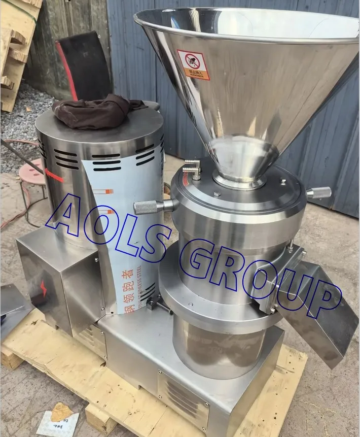 Tahini Soybean Peanut Butter Cocunut Bitumen Colloidal Nuts Ginger Colloid Mill Meat Asphalt Mayonesa Make Machine For Emulsion