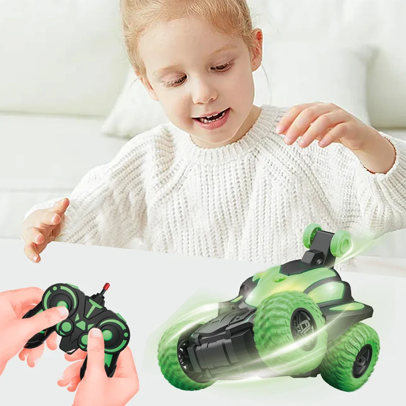 Лидер продаж электрический светильник HW 49 МГц 360 Вращающийся пульт дистанционного управления Радиоуправляемая машинка для трюков игрушечная и скалолазания