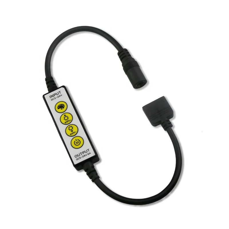 5V-24V LED Strip Controller RGB RGBW CCT Dim mini 4keys LED Controller