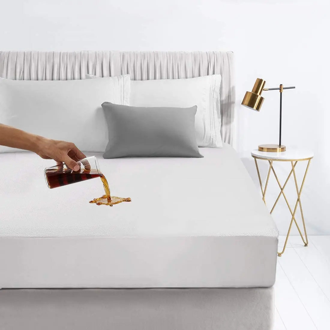 Hotel Cheap Mattress Cover Bed Bug Waterproof Mattress Protector