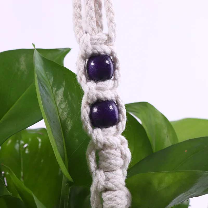  Plant Hangers Indoor Hanging Planter Basket and Wall Hooks Decorative Flower Pot Holder for Outdoor Home
