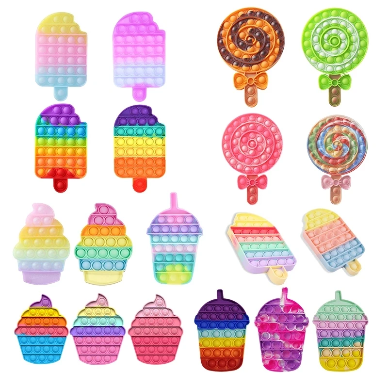 2021 hot selling push bubble pop fidget toys,silicone popper sensory fidget toy. has various kawaii shape and high quality.