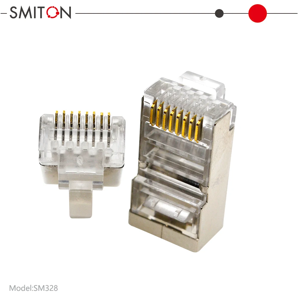 Crystal Head FTP RJ45 Gold-Plated Plug Cable for Network Cable System