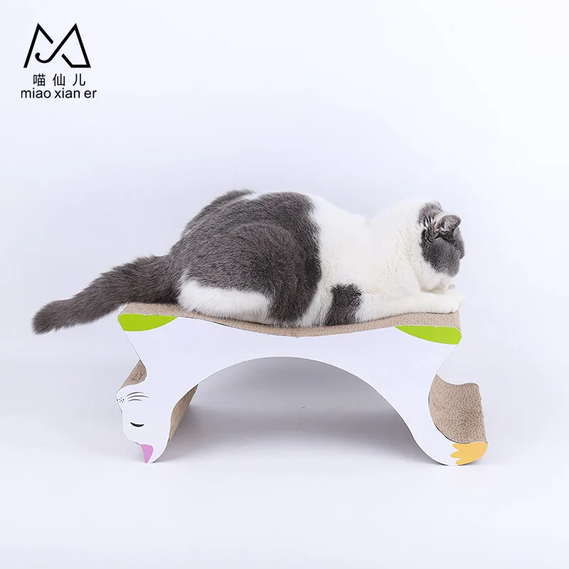 Eco-Friendly Feature corrugated paper material cat fish toy