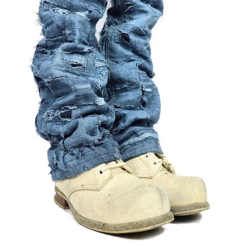 DiZNEW Manufacturers produce customized new personality ripped jeans for men