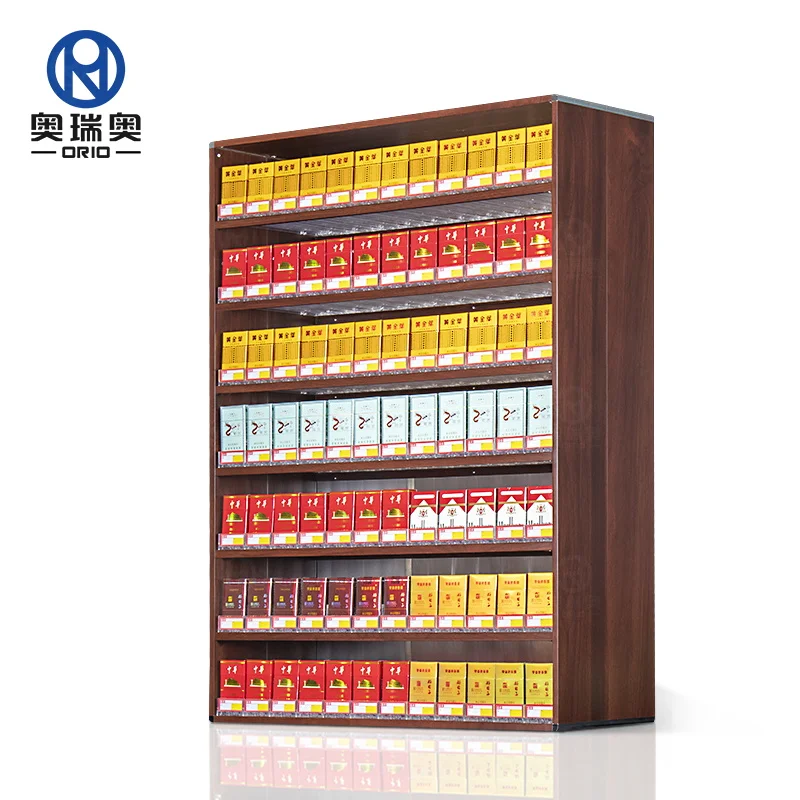 Cigarette Display Rack Used Tobacco Display With Shelf Pusher Cabinet For Shop Retail