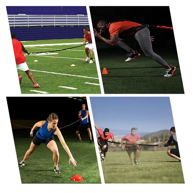High Quality Workout Agility Belt Speed Bungee Cord Fitness Strength Speed Basketball Training Equipment