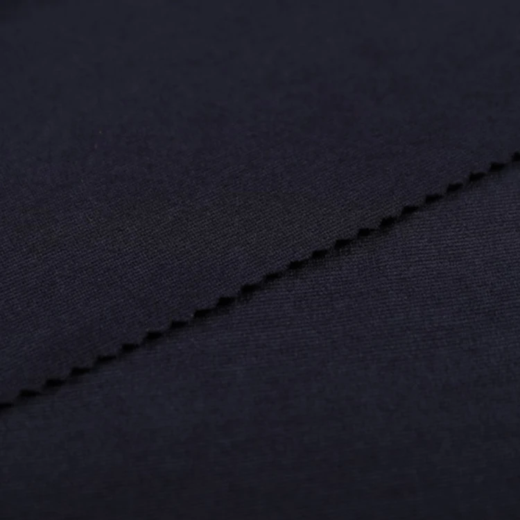 
China supplier polyester viscose stretch knitted fabric 30S 380gsm TR punto roma knitting fabric for suit & dress 