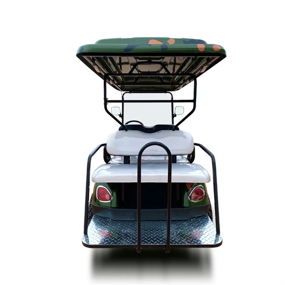 Chinese Classic 4 Seater Electric Golf Carts 72V7kw Ac System Folding Golf Carts