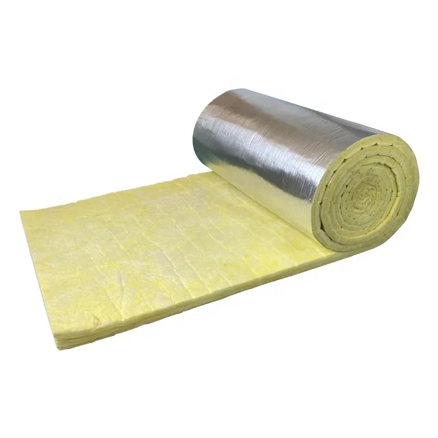 fire resistant fsk aluminum foil thermal insulation uet glass wool blanket l insulation with fsk faced