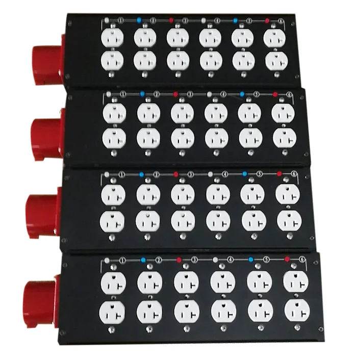 32A input power splitter switchboard for electric distro