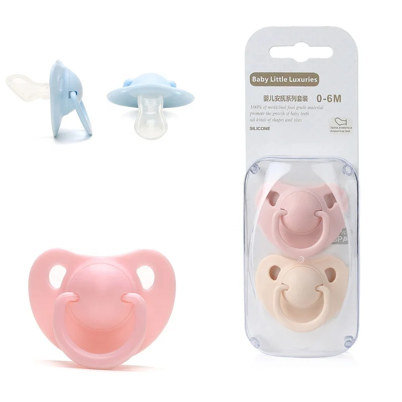 0-6 Months Promotional Luxury New born  Baby Gift Box Pacifier Set  2 Packs