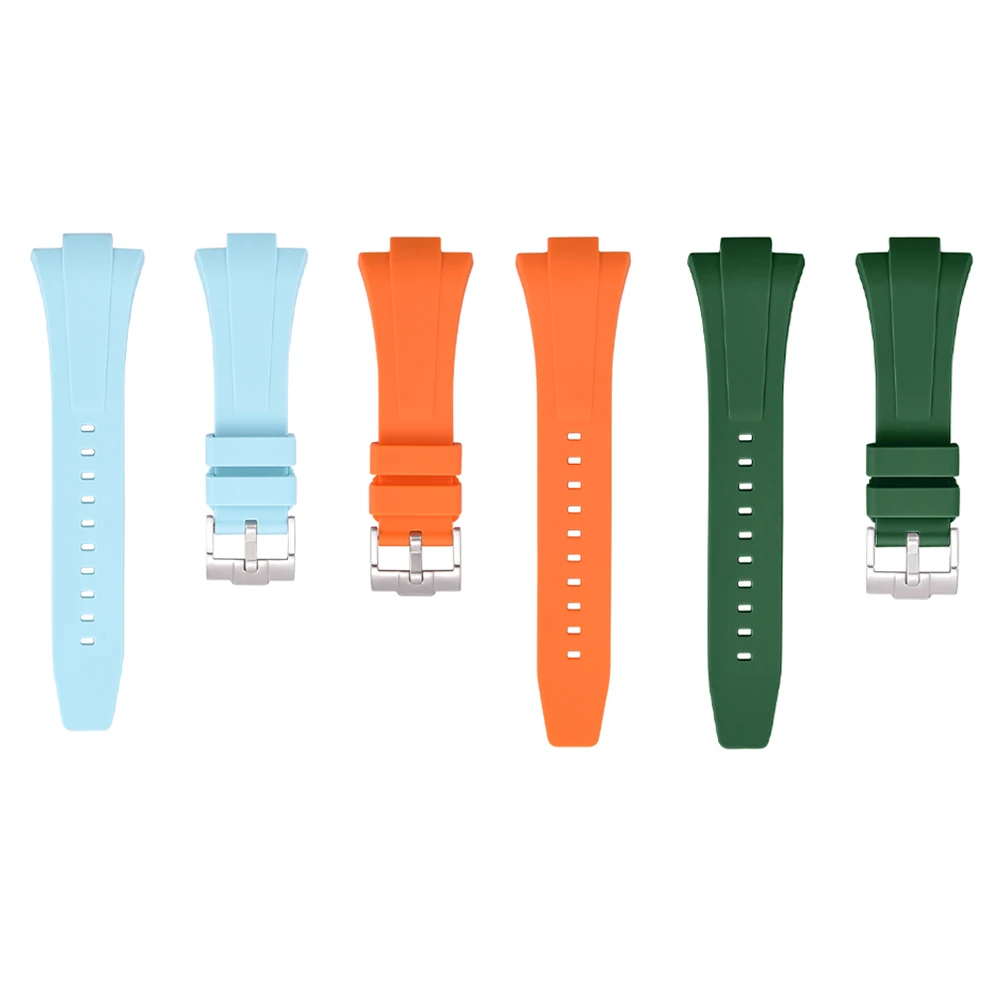 JUELONG 11 мм 12 мм быстросъемный спортивный жидкий силиконовый ремешок для часов PRX водонепроницаемый резиновый ремешок для часов