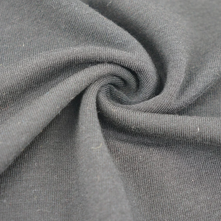 Wholesale high quality custom color Jersey textiles and Bamboo shirt printed cotton fabric