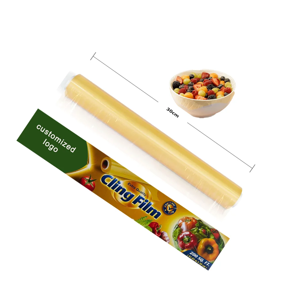 Shrink Wrap Packaging Stretch Film Roll Stretch Film Food Wrapping Pvc Food Grade Cling Film