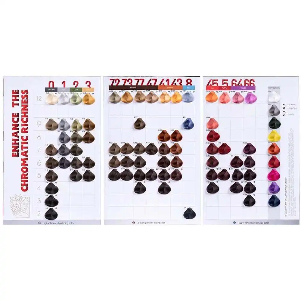 Hair Dye Manufacturer 84 Colors Vegan Low Ammonia Professional Hair Color Cream