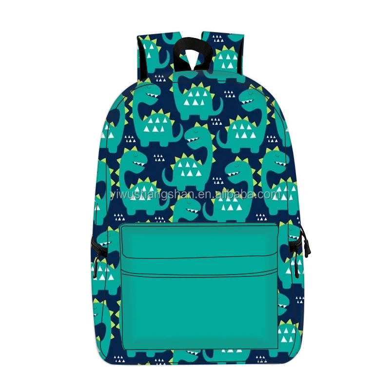 Trendy Kids Girls Boys Full Printed Backpacks Custom Pattern Logo Western Back To School Bags for Children