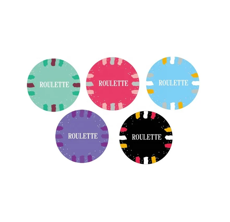 Free design 9.5G 11.5G roulette Ceramic Poker Chips Casino Quality Custom Made your design or logo