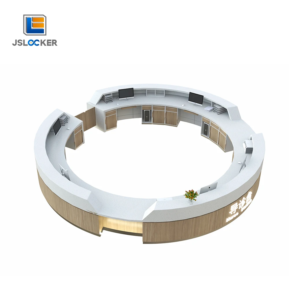 Reception Counter Front Desk Table hospital Reception Desk Counter Retail Hospital Guidance Table Cashier Counter Design