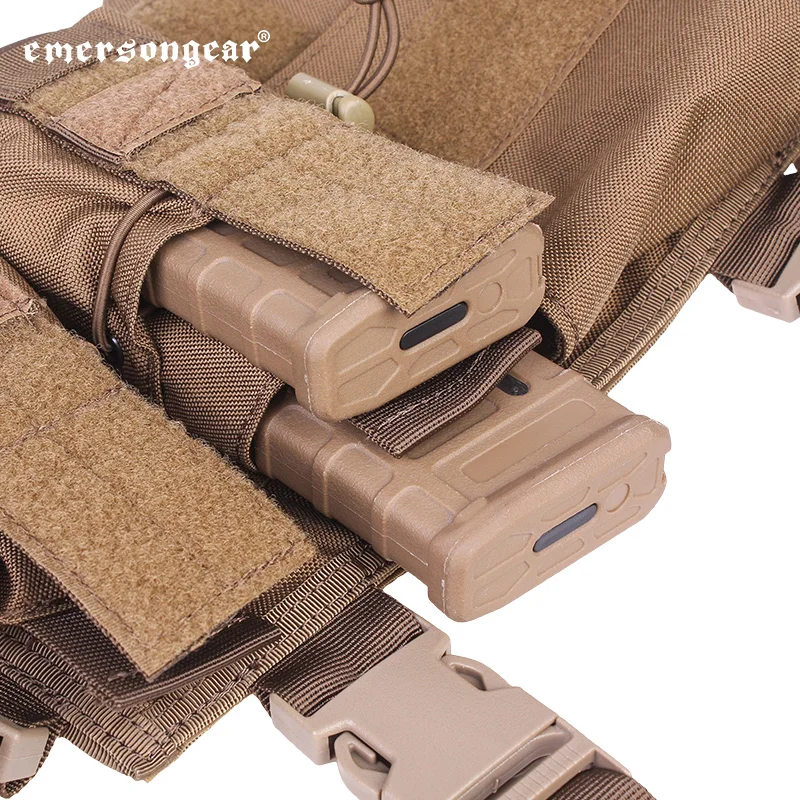 Камуфляжный капюшон Emersongear быстросохнущая Военная уличная спортивная армейская тактическая нагрудная Сумка для страйкбола мультикарманная сумка