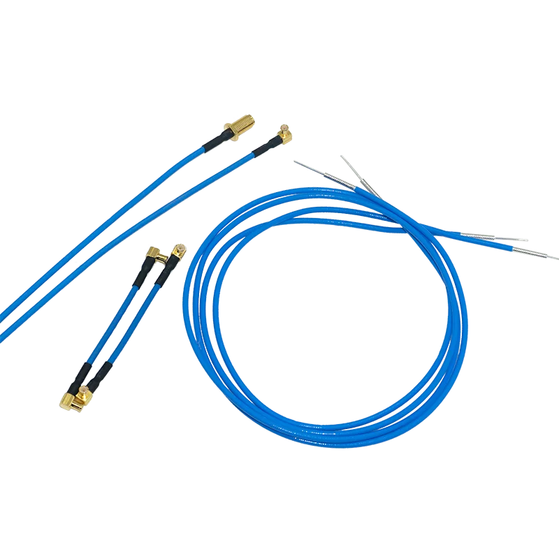 Квалифицированных RG178/ RG316/ SF-086 коаксиальный кабель с MCX правый угол-SMA Прямой разъем/Луженая на двойные концы РЧ коаксиального