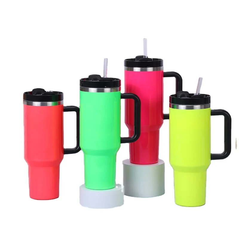 New promotional office drinking water cup with handle large capacity stainless steel thermos cup