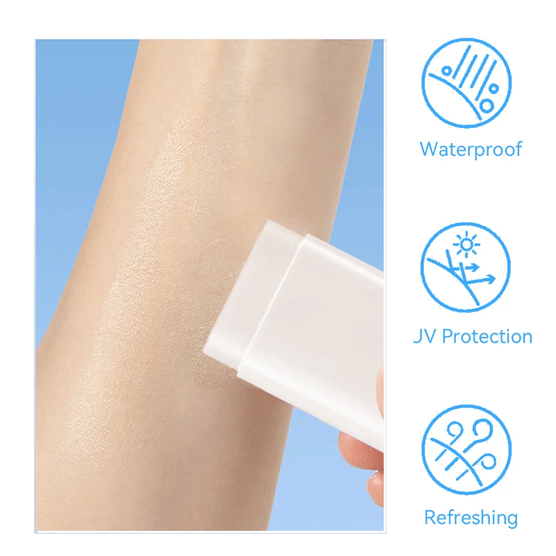 korean Sunscreen Stick SPF 50 Excellent Isolation UVA UVB Waterproof Protection Glow Effect Soft Focus Clear Delicate Skin