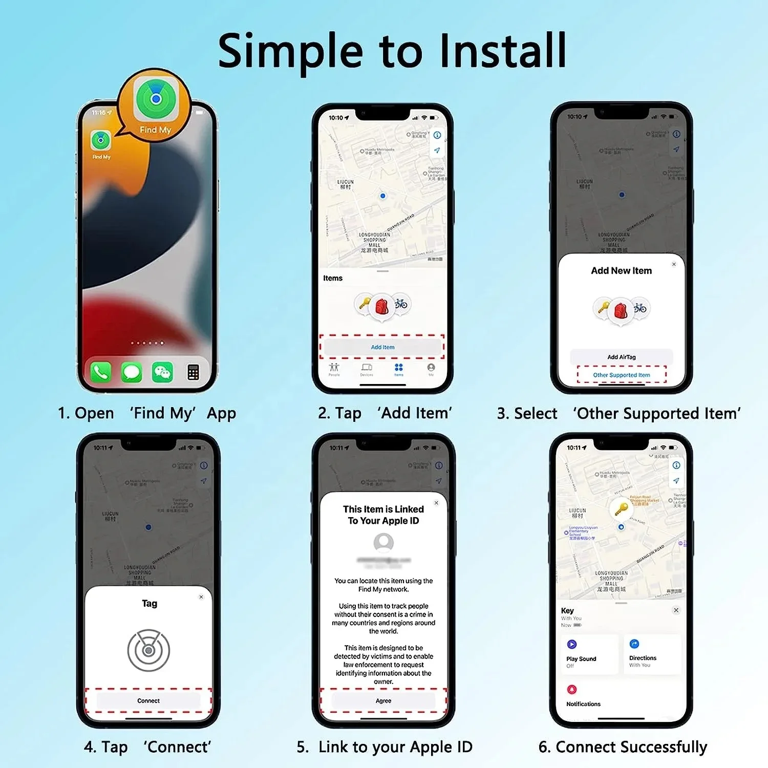 Wholesale Smart Wireless Alarm Smart Tag Anti Lost Alarm Car Wallet Tracking Device Mini Pet Gps Tracker Key Finder