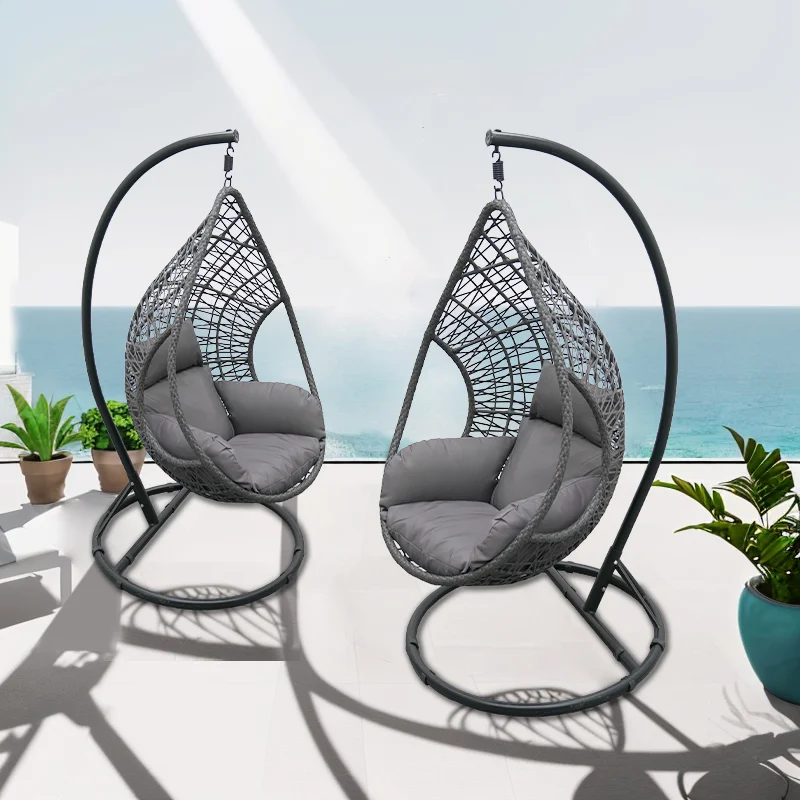 Heavy duty indoor egg chair garden swing seat cover egg lounge chair patio swing balcony hanging swing egg chair