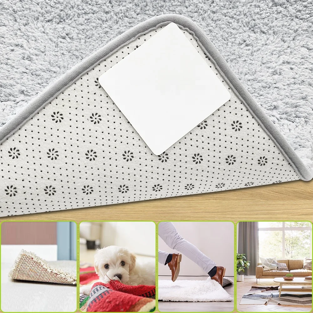 Carpet Tape Anti Slip Rug Pads Rug Gripper for Hardwood Floors Tile Mats