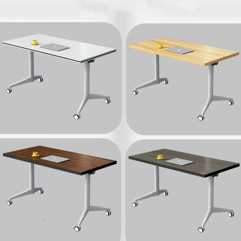 Mobile long office desk educational institutions folding training table classroom table splicing conference table
