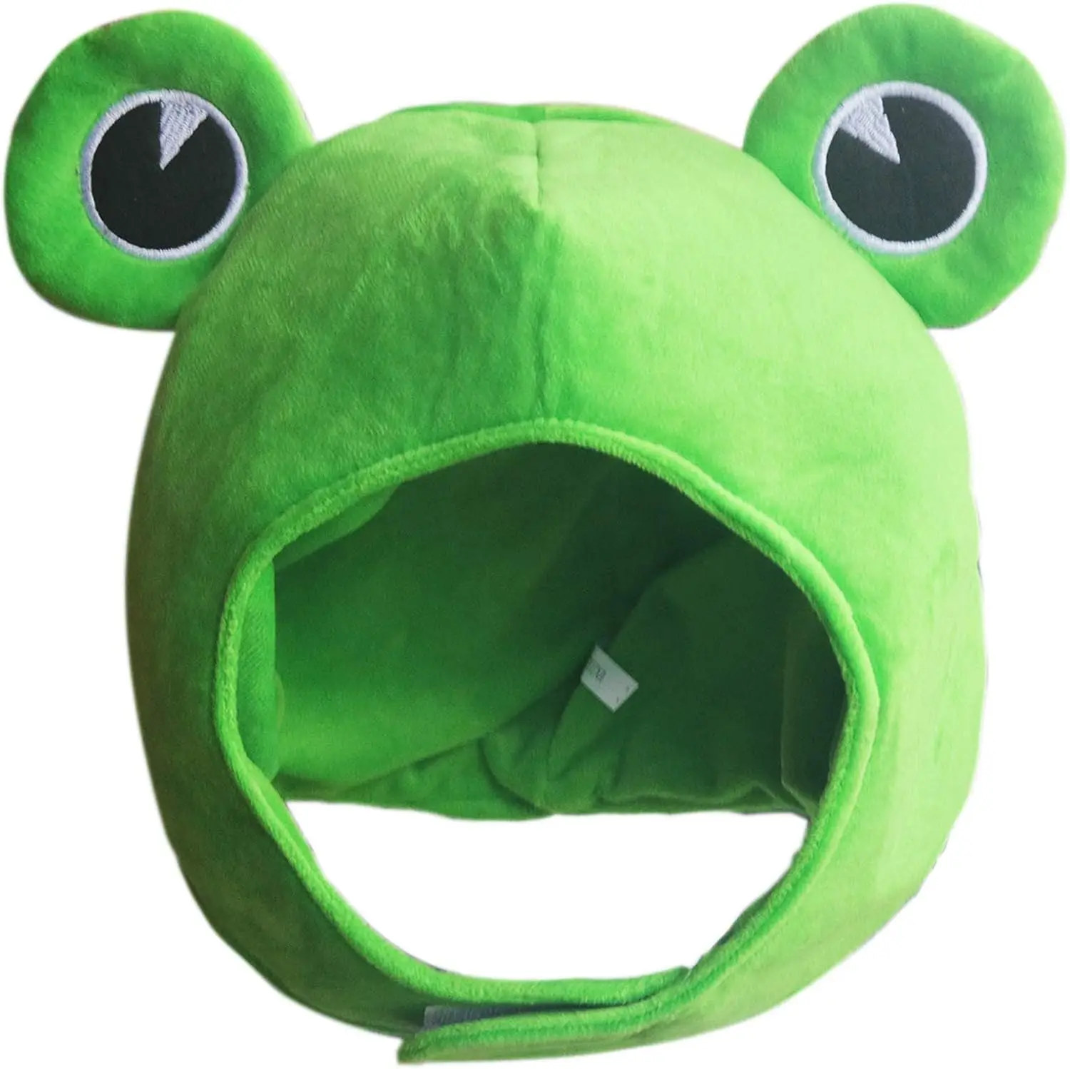 Cute Plush Big Ear Frog Head Cover Halloween Costume Cosplay Party other Winter Hats for Adult and Kids