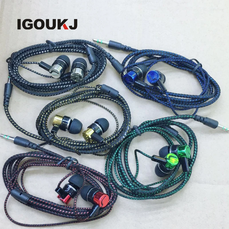Hot sale handfree 3.5mm headphone for Android for samsung s8 s9 s10 MIC headset for iphone 6 wired earphone for PC