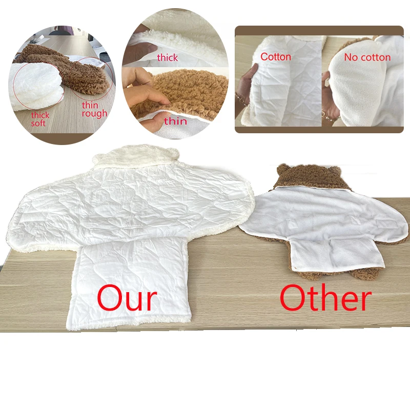 Hot Selling Winter Sleeping Nursery Wrap Ultra  Baby Sleep Sack Soft Fluffy Newborn Blanket Infant Baby Sleeping Bag baby romper