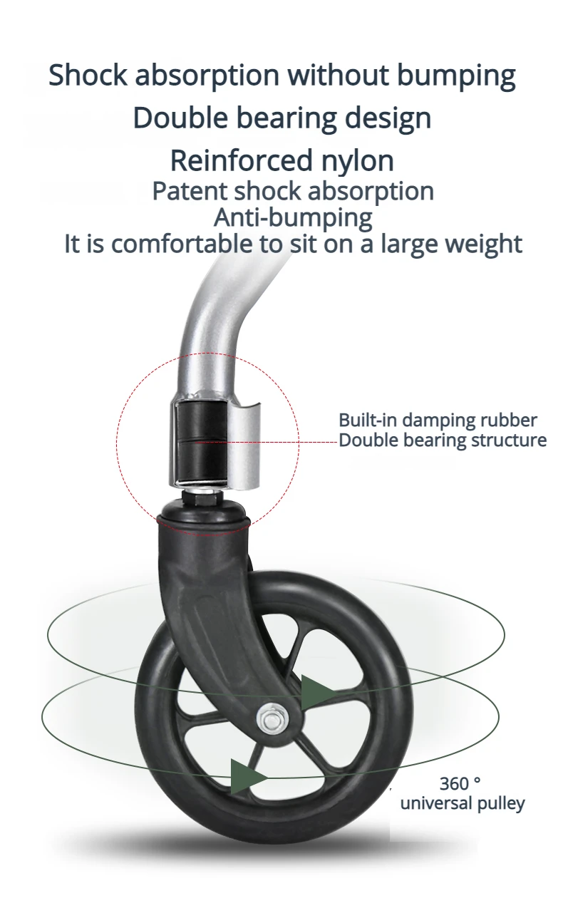 Elderly disable rehabilitate equipment folding backpack portable wheelchair lightweight wheelchairs with pneumatic tires