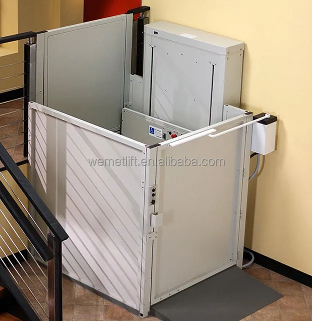 Outdoor Indoor Barrier-free Lift Hydraulic Handicapped Disabled Lift Vertical Home Wheelchair Lift for Elder