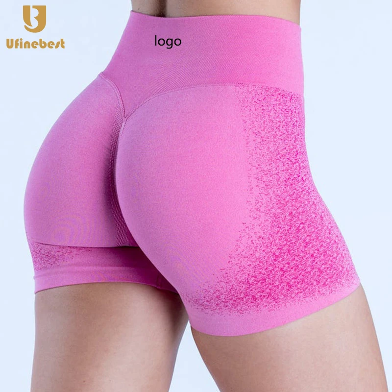 seamless American Style Fitness Workout Gym Wear Breathable Quick Dry Women Sexy Sweat Shorts
