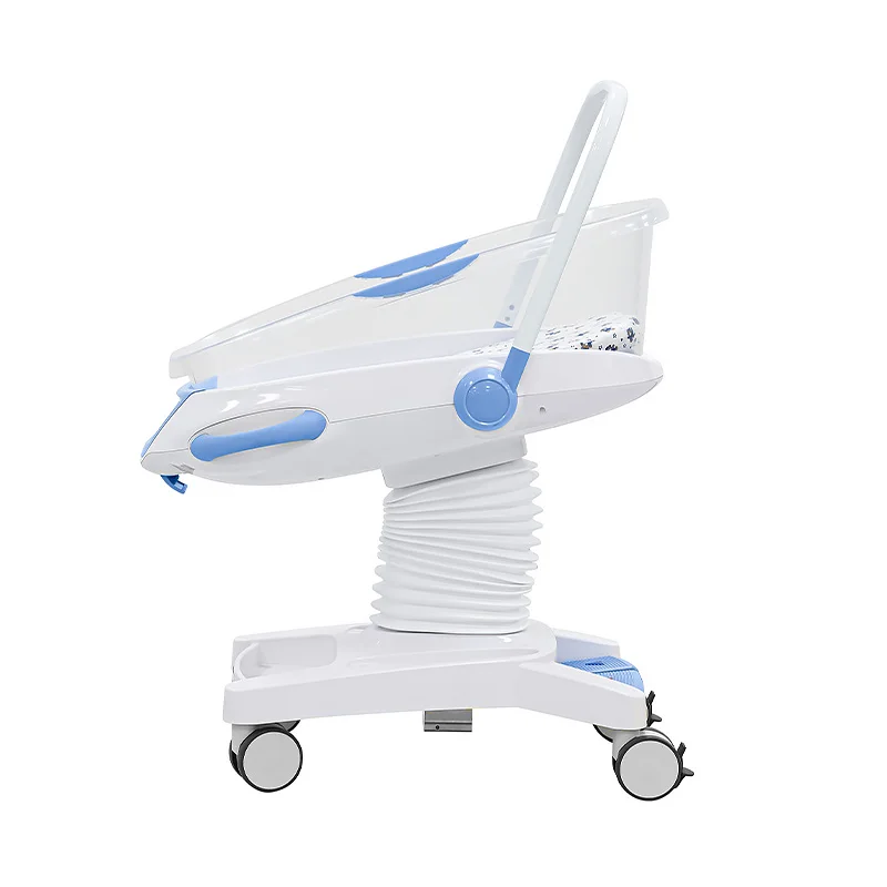 New style ABS Plastic Newborn Hospital Baby Crib Cot  Luxurious Medical Infant Sleep Bed With Weight Scale
