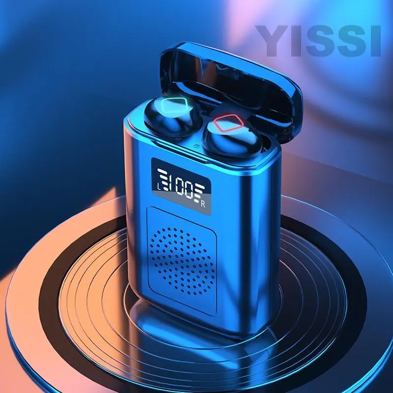 2021 M6 Tws Earbud Speaker Flashlight 4000mah Powerbank  Earphone Ipx7 Bass Stereo Wireless Ear Piece Earphone