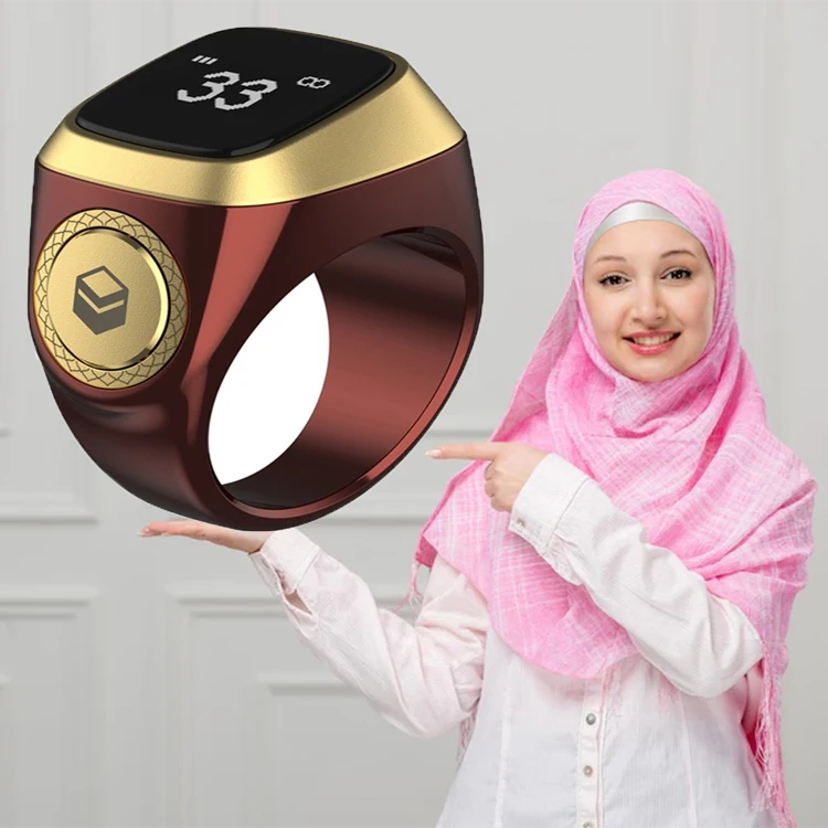 New Iqibla Iqibla Smart Tasbih Tally Counter Ring For Muslims Tally Tasbeeh Counter Smart  zikr lite tasbih ring