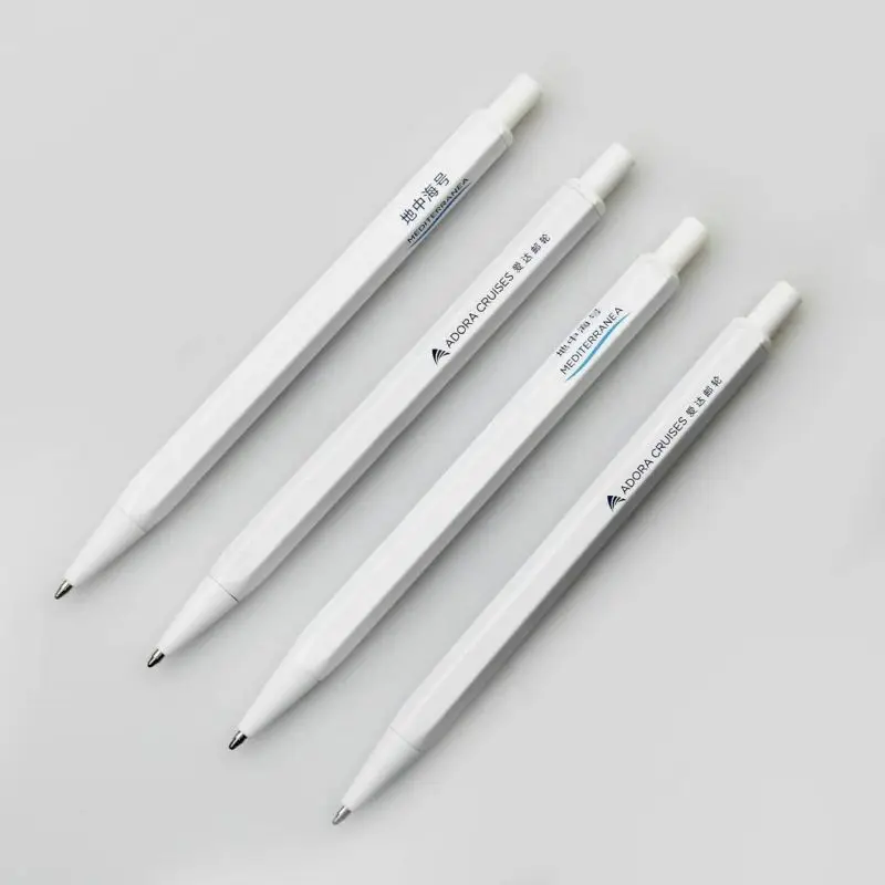 Hot Sale Ballpen Cheap Promotion Gift Ballpoint Pen Custom Logo Printed Hotel Plastic Promotional Ball Point Pen