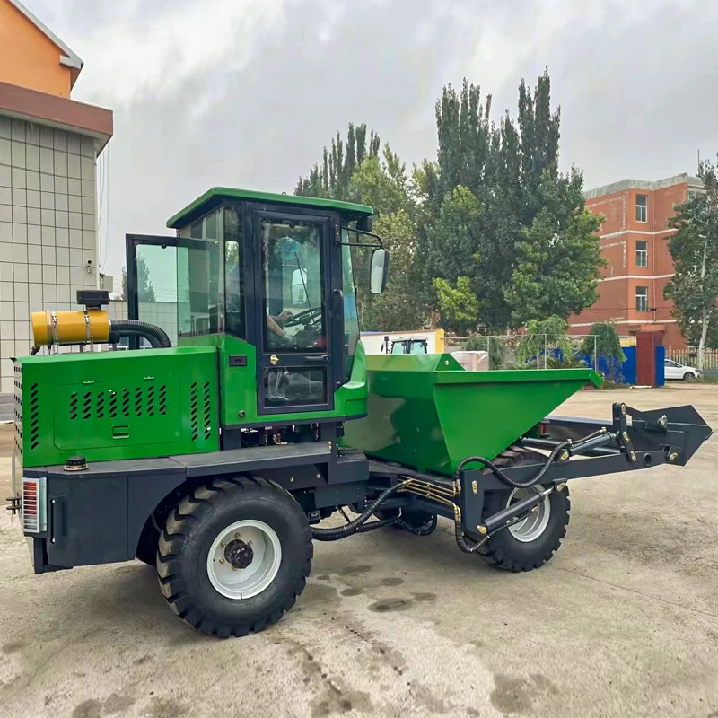 Cheap 4x4 2 ton 3 Ton FCY30S self- loading Mini Site Dumper for sale